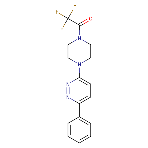 2,2,2-trifluoro-1-[4-(6-phenylpyridazin-3-yl)piperazin-1-yl]ethan-1-one