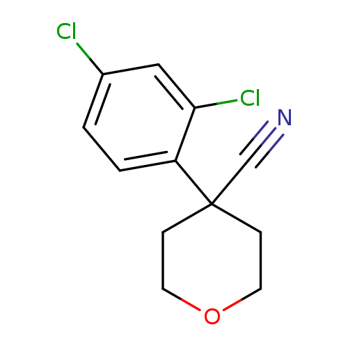 4-(2,4-dichlorophenyl)oxane-4-carbonitrile