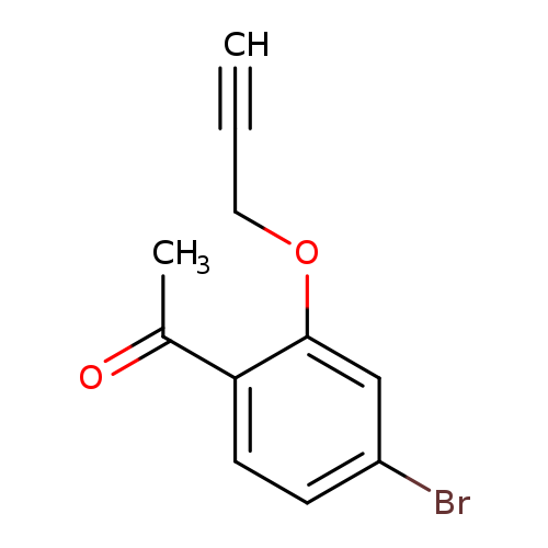 1-[4-Bromo-2-(prop-2-yn-1-yloxy)phenyl]ethan-1-one