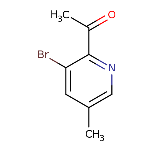 1-(3-bromo-5-methylpyridin-2-yl)ethan-1-one