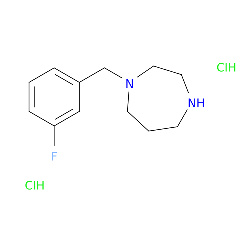 1-(3-fluorobenzyl)-1,4-diazepane dihydrochloride