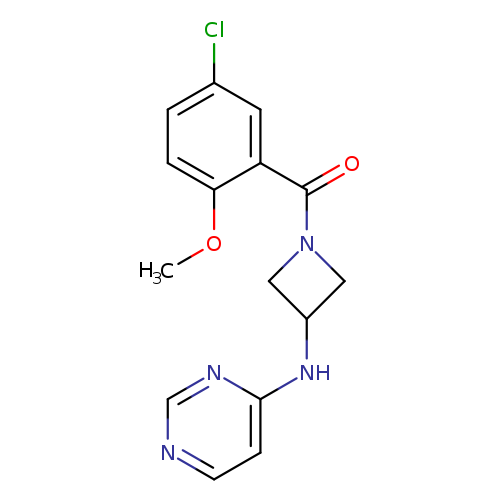 N-[1-(5-chloro-2-methoxybenzoyl)azetidin-3-yl]pyrimidin-4-amine
