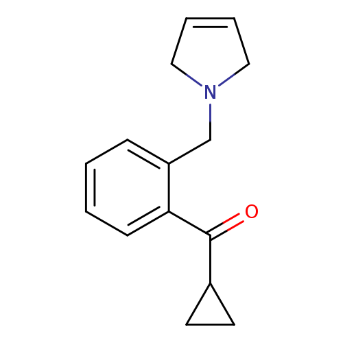 Cyclopropyl(2-((2,5-dihydro-1H-pyrrol-1-yl)methyl)phenyl)methanone