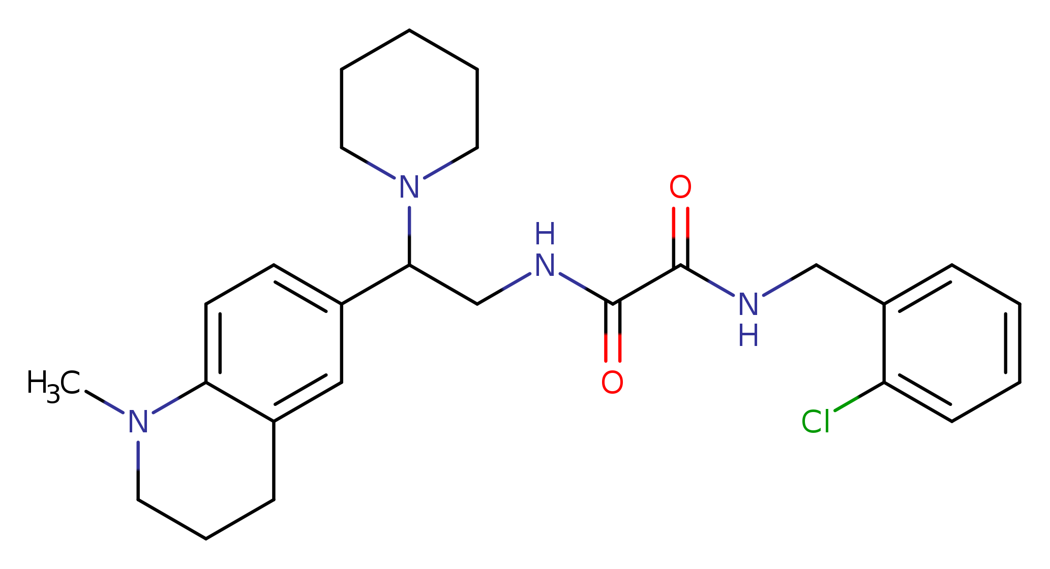 N'-[(2-chlorophenyl)methyl]-N-[2-(1-methyl-1,2,3,4-tetrahydroquinolin-6-yl)-2-(piperidin-1-yl)ethyl]ethanediamide