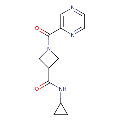N-cyclopropyl-1-(pyrazine-2-carbonyl)azetidine-3-carboxamide