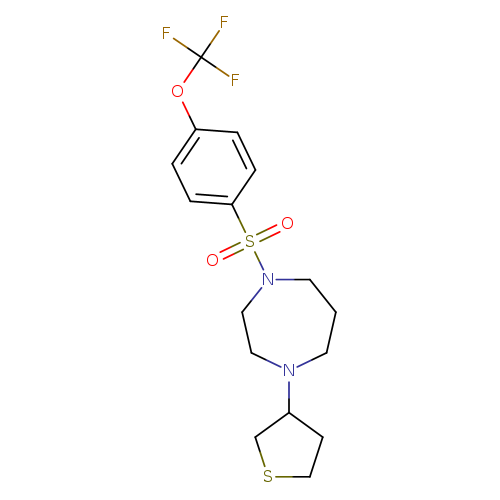 1-(thiolan-3-yl)-4-[4-(trifluoromethoxy)benzenesulfonyl]-1,4-diazepane