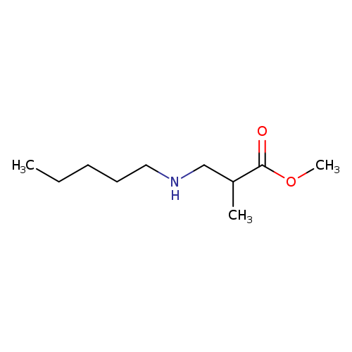 methyl 2-methyl-3-(pentylamino)propanoate