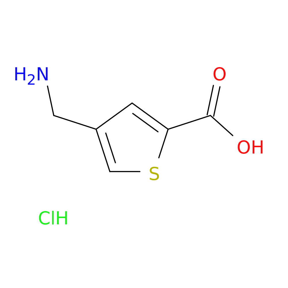 4-(aminomethyl)thiophene-2-carboxylic acid hydrochloride