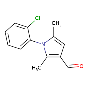 1-(2-Chlorophenyl)-2,5-dimethyl-1h-pyrrole-3-carbaldehyde