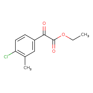 Benzeneacetic acid, 4-chloro-3-methyl-α-oxo-, ethyl ester