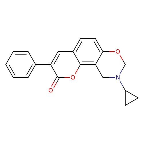 9-cyclopropyl-3-phenyl-2H,8H,9H,10H-chromeno[8,7-e][1,3]oxazin-2-one