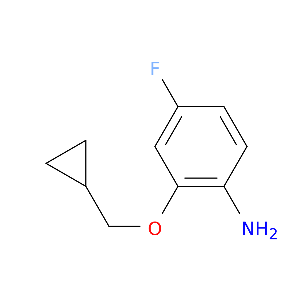 2-(cyclopropylmethoxy)-4-fluoroaniline