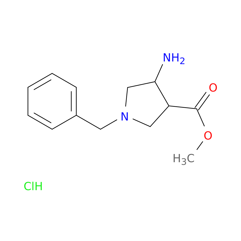 Methyl 4-amino-1-benzylpyrrolidine-3-carboxylate hydrochloride