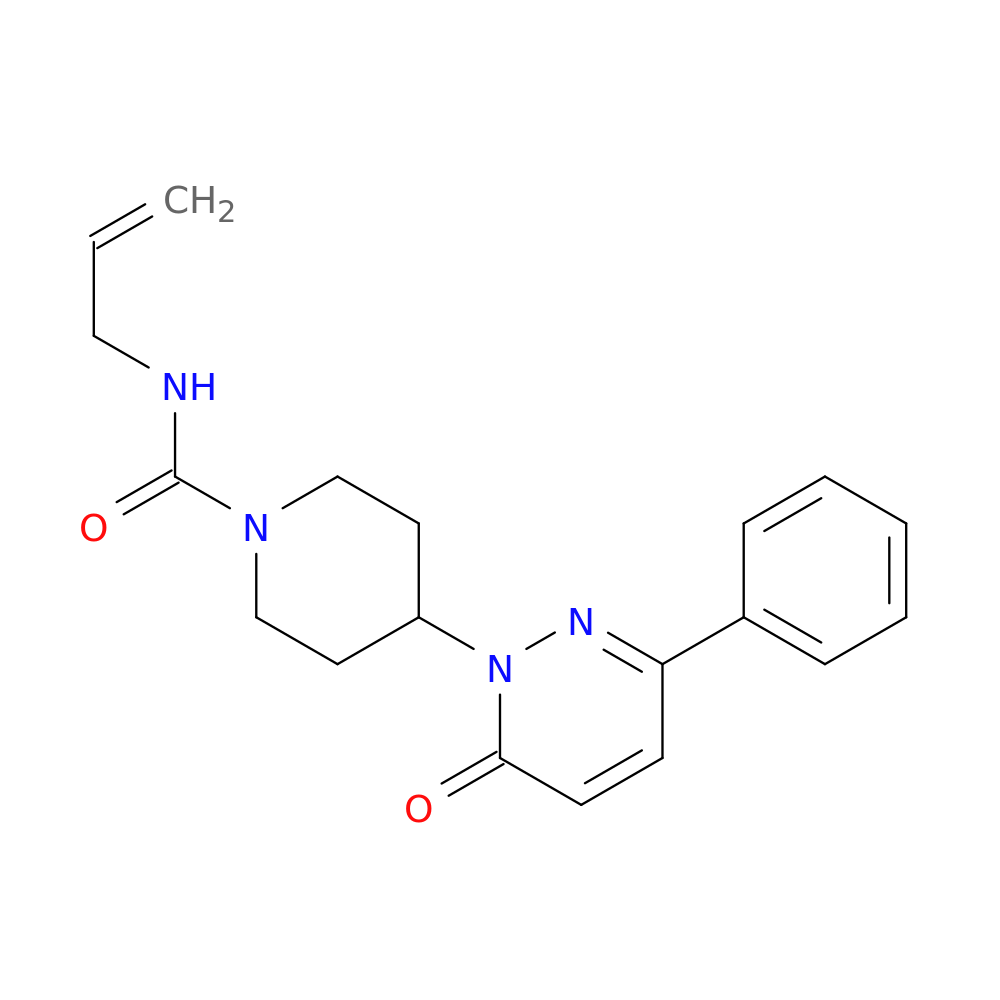 4-(6-oxo-3-phenyl-1,6-dihydropyridazin-1-yl)-N-(prop-2-en-1-yl)piperidine-1-carboxamide