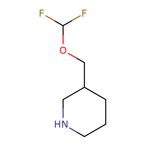 3-[(difluoromethoxy)methyl]piperidine
