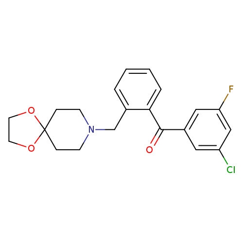 (2-(1,4-Dioxa-8-azaspiro[4.5]decan-8-ylmethyl)phenyl)(3-chloro-5-fluorophenyl)methanone