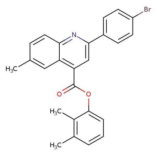 2,3-dimethylphenyl 2-(4-bromophenyl)-6-methyl-4-quinolinecarboxylate