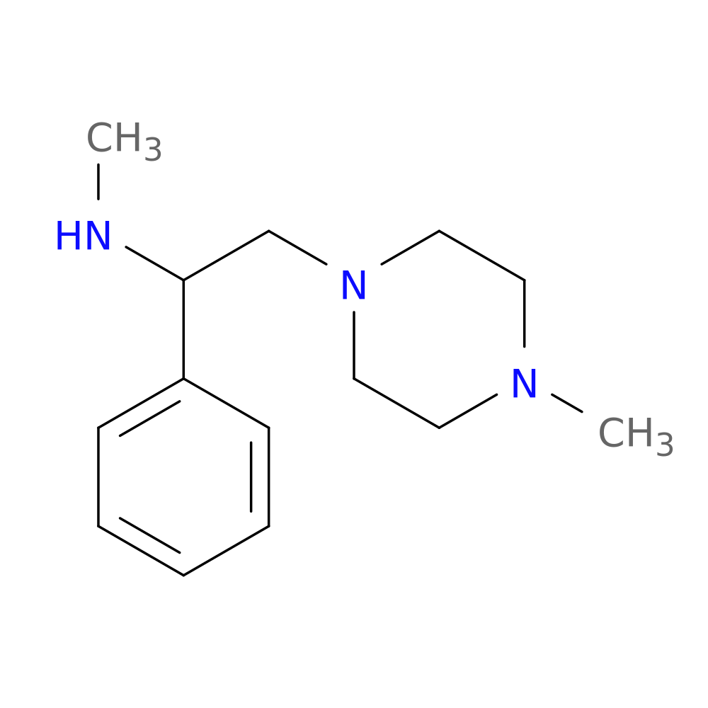 N-Methyl-2-(4-methylpiperazin-1-yl)-1-phenylethanamine