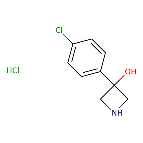 3-(4-chlorophenyl)azetidin-3-olhydrochloride