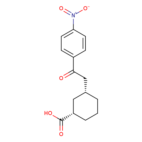 cis-3-[2-Oxo-2-(4-nitrophenyl)ethyl]cyclohexane-1-carboxylic acid