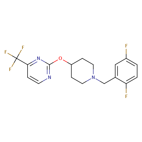 2-({1-[(2,5-difluorophenyl)methyl]piperidin-4-yl}oxy)-4-(trifluoromethyl)pyrimidine