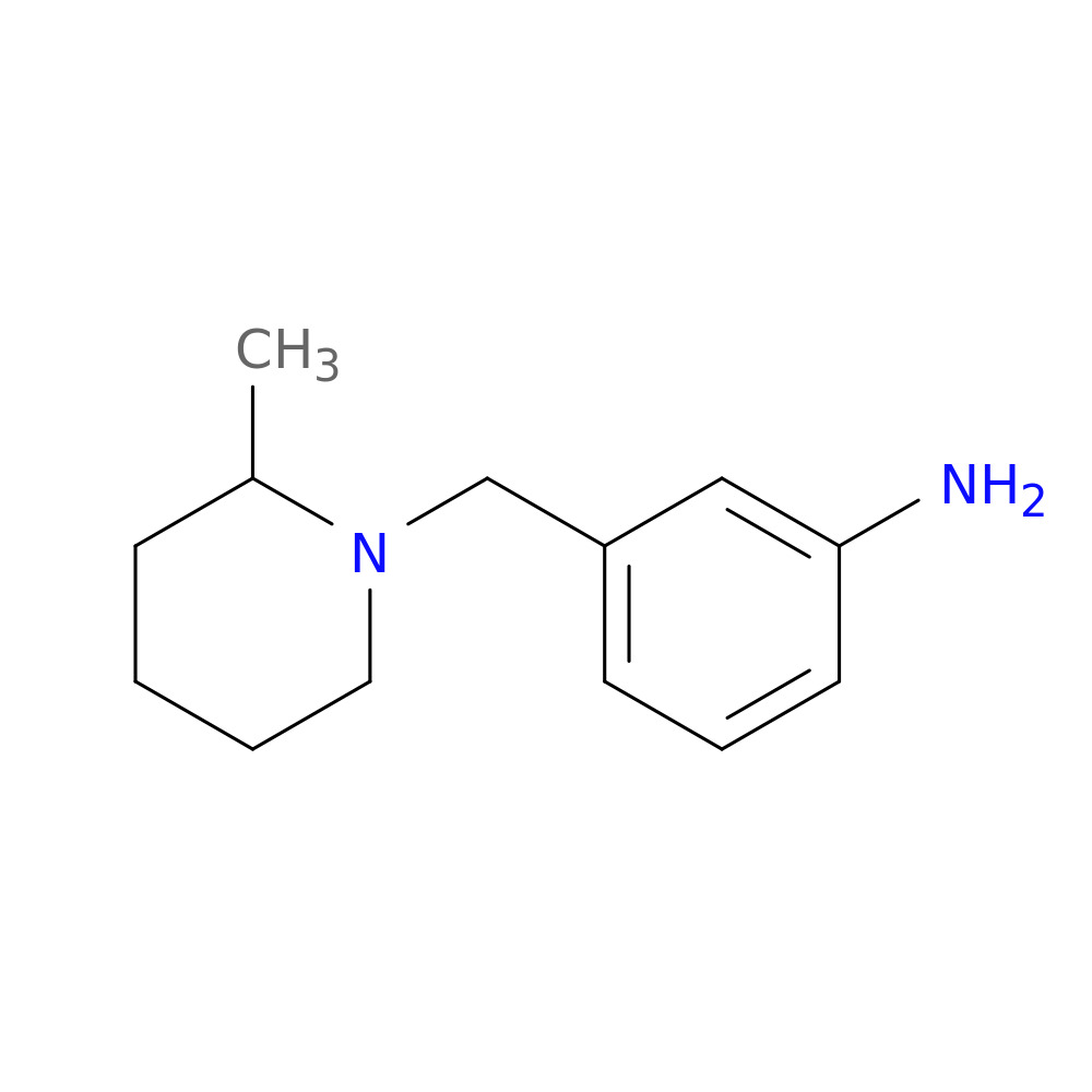 3-[(2-methyl-1-piperidinyl)methyl]aniline