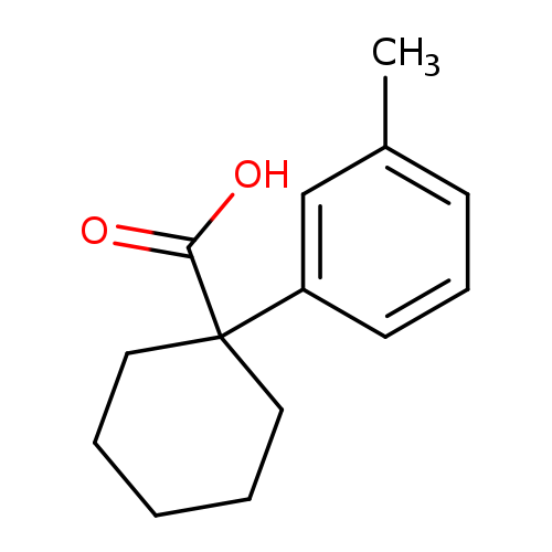 1-(3-methylphenyl)cyclohexane-1-carboxylic acid