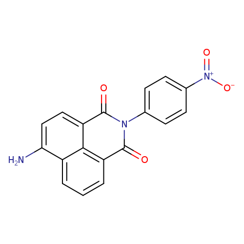 10-amino-3-(4-nitrophenyl)-3-azatricyclo[7.3.1.0^{5,13}]trideca-1(13),5,7,9,11-pentaene-2,4-dione