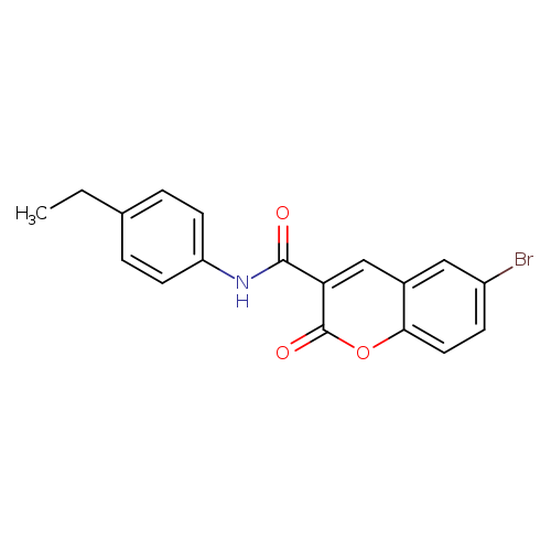 6-bromo-N-(4-ethylphenyl)-2-oxo-2H-chromene-3-carboxamide