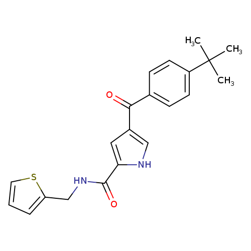 4-(4-tert-butylbenzoyl)-N-[(thiophen-2-yl)methyl]-1H-pyrrole-2-carboxamide