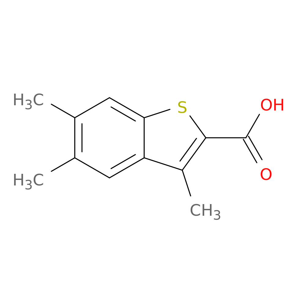 3,5,6-trimethyl-1-benzothiophene-2-carboxylic acid