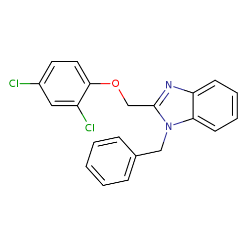 1-benzyl-2-[(2,4-dichlorophenoxy)methyl]-1H-1,3-benzodiazole