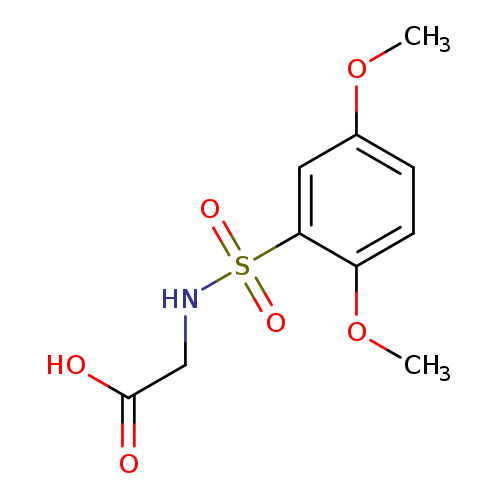 2-(2,5-dimethoxybenzenesulfonamido)acetic acid