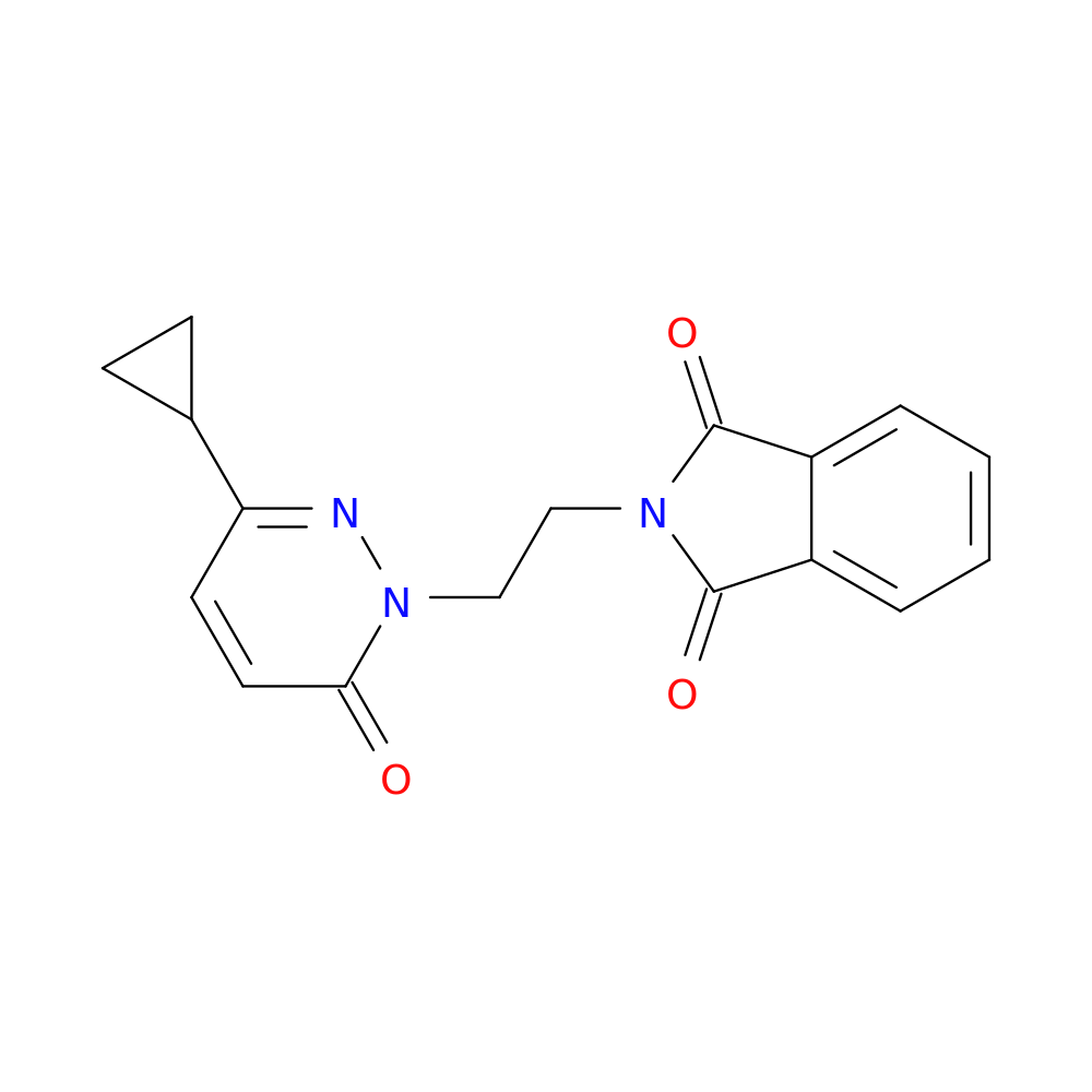 2-[2-(3-cyclopropyl-6-oxo-1,6-dihydropyridazin-1-yl)ethyl]-2,3-dihydro-1H-isoindole-1,3-dione