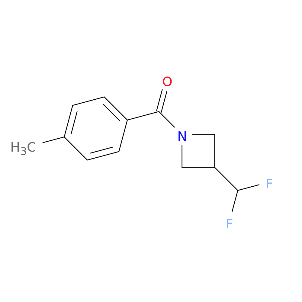 3-(difluoromethyl)-1-(4-methylbenzoyl)azetidine