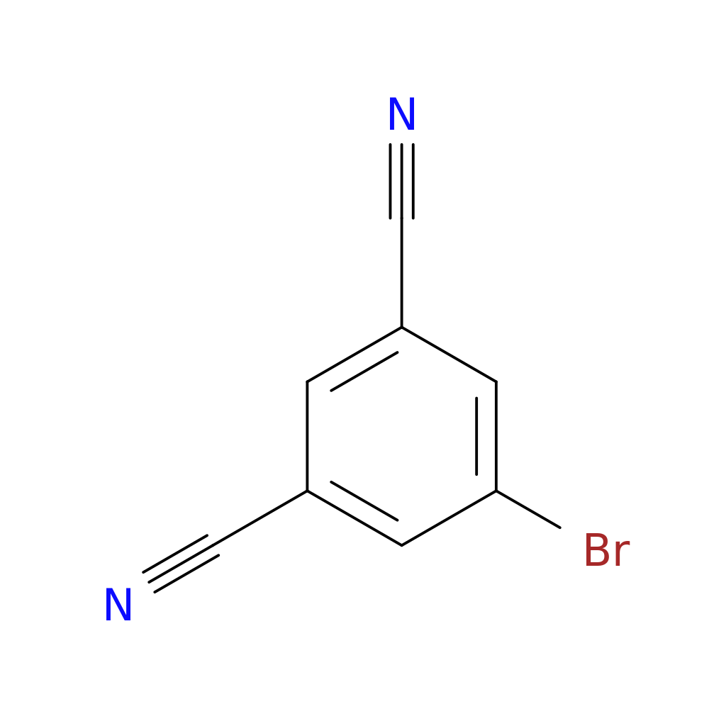 1,3-Benzenedicarbonitrile,5-bromo-
