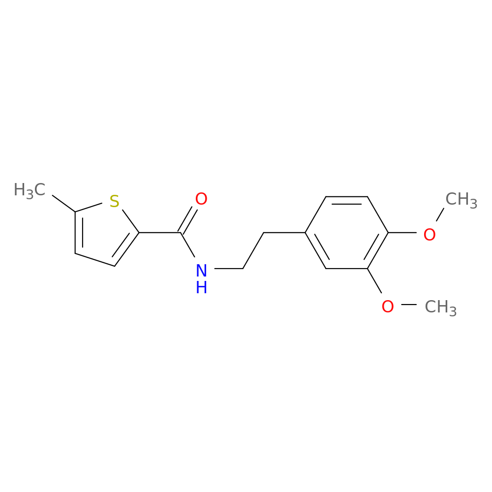 N-[2-(3,4-dimethoxyphenyl)ethyl]-5-methylthiophene-2-carboxamide
