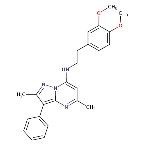 N-[2-(3,4-dimethoxyphenyl)ethyl]-2,5-dimethyl-3-phenylpyrazolo[1,5-a]pyrimidin-7-amine