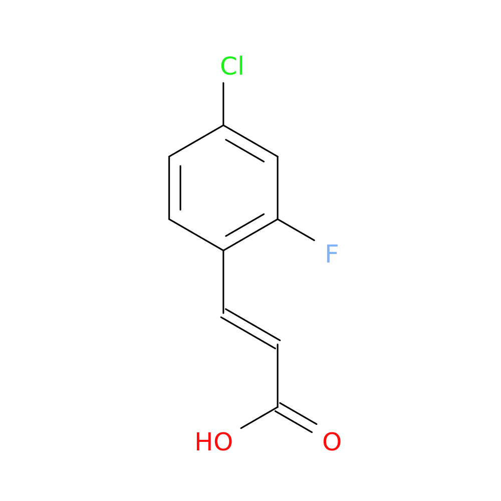 3-(4-Chloro-2-fluorophenyl)acrylic acid