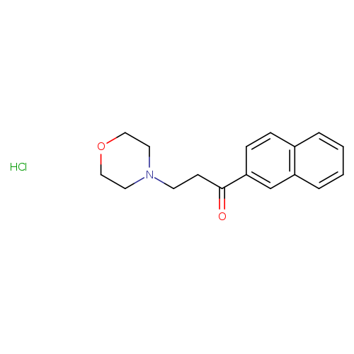 3-(morpholin-4-yl)-1-(naphthalen-2-yl)propan-1-one hydrochloride