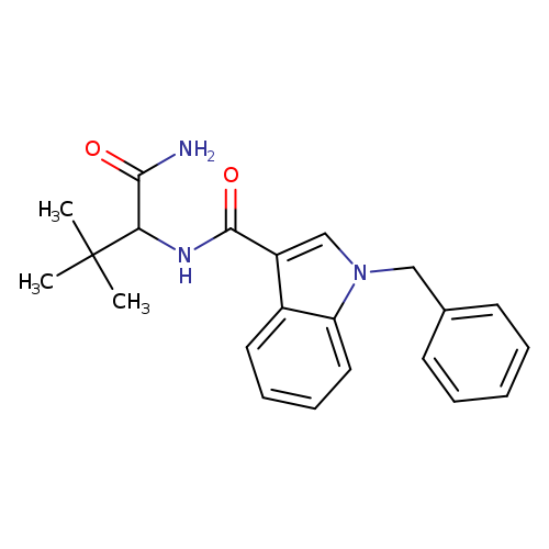 N-(1-amino-3,3-dimethyl-1-oxobutan-2-yl)-1-benzyl-1H-indole-3-carboxamide