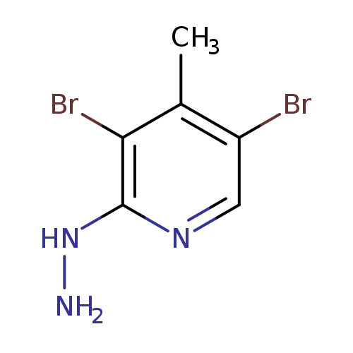 Pyridine,3,5-dibromo-2-hydrazinyl-4-methyl-