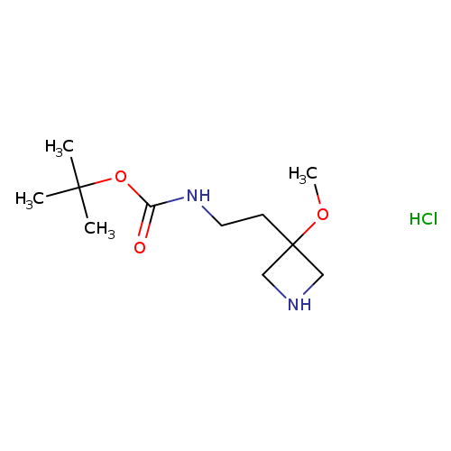 tert-butyl N-[2-(3-methoxyazetidin-3-yl)ethyl]carbamate;hydrochloride