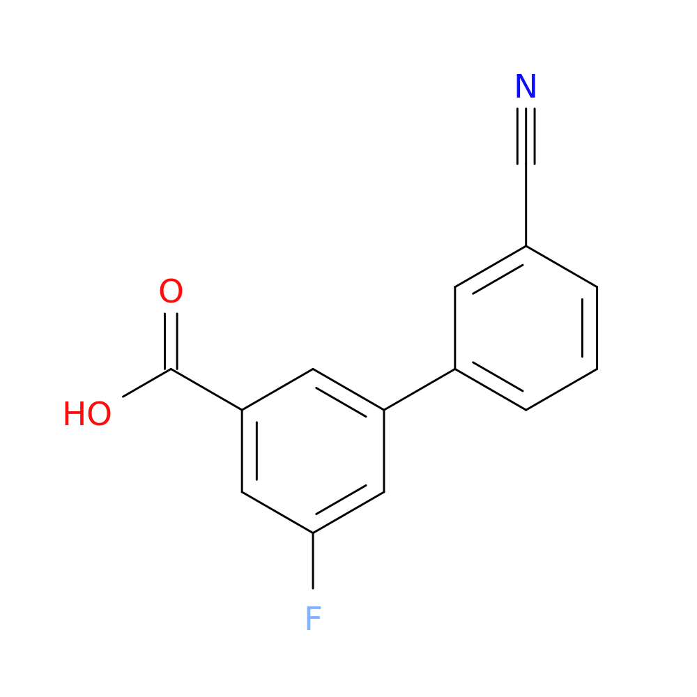 3-(3-Cyanophenyl)-5-fluorobenzoic acid