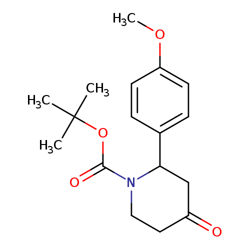 tert-Butyl 2-(4-methoxyphenyl)-4-oxopiperidine-1-carboxylate