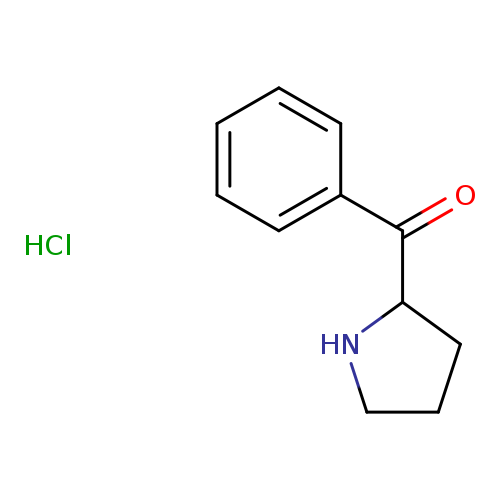 Phenyl-2-pyrrolidinyl-methanone HCl