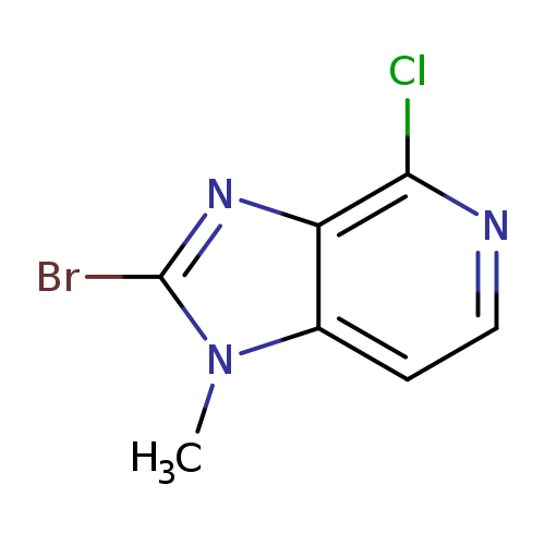2-BROMO-4-CHLORO-1-METHYL-1H-IMIDAZO[4,5-C]PYRIDINE