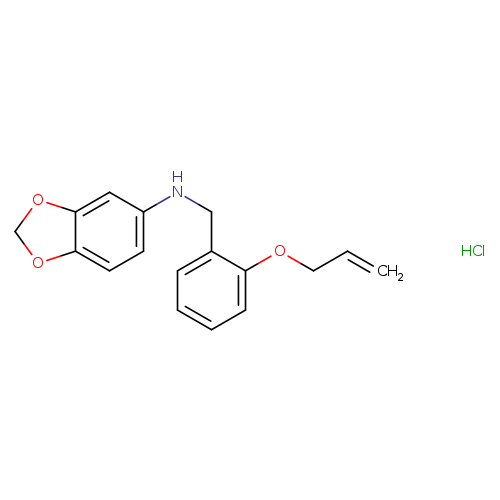 N-{[2-(prop-2-en-1-yloxy)phenyl]methyl}-1,3-dioxaindan-5-aminehydrochloride