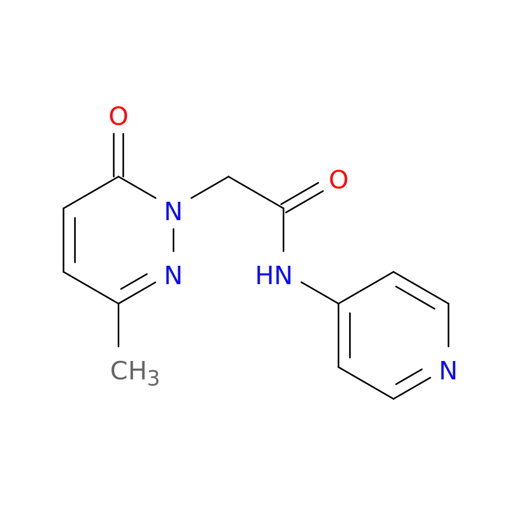 2-(3-methyl-6-oxo-1,6-dihydropyridazin-1-yl)-N-(pyridin-4-yl)acetamide
