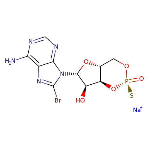 8-bromo-adenosinecyclic3',5'-[hydrogen[P(R)]-phosphorothioate],monosodiumsalt